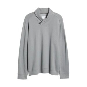 Tommy Bahama Herringbone DEER HARBOR SHAWL COLLAR Pullover $138 LARGE